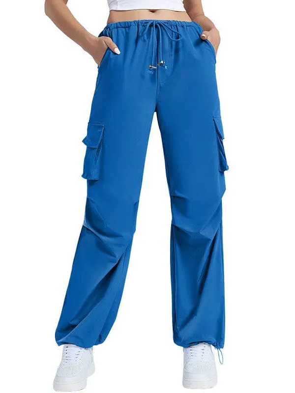 American Vintage High-Waisted Wide Leg Pants With Multi-Pockets