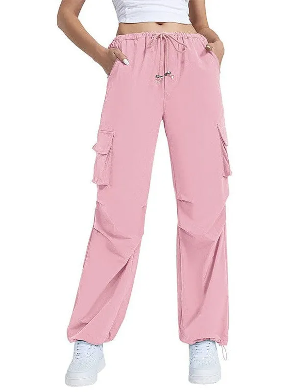 American Vintage High-Waisted Wide Leg Pants With Multi-Pockets