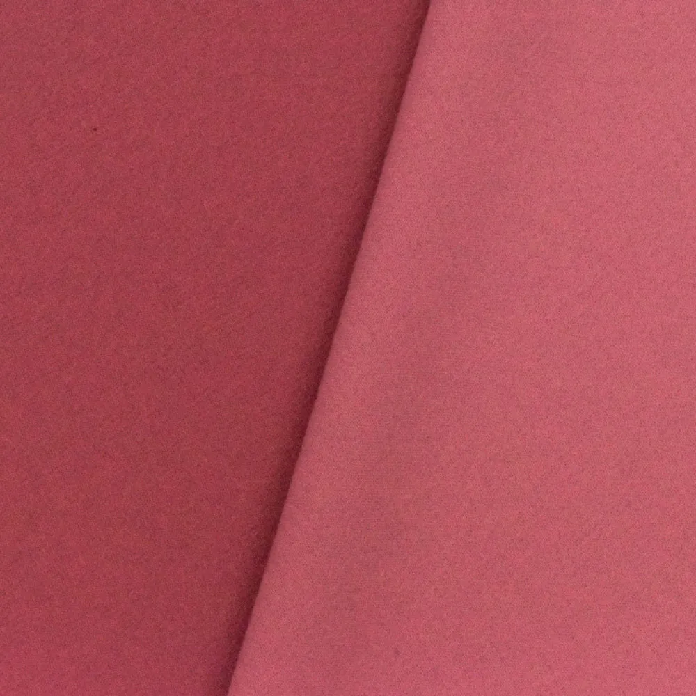Begonia Pink Texture Polyester Double Weave Crepe Momie Woven Fabric