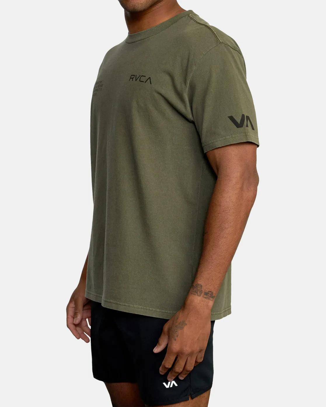 Big Pin Workout Shirt - Olive