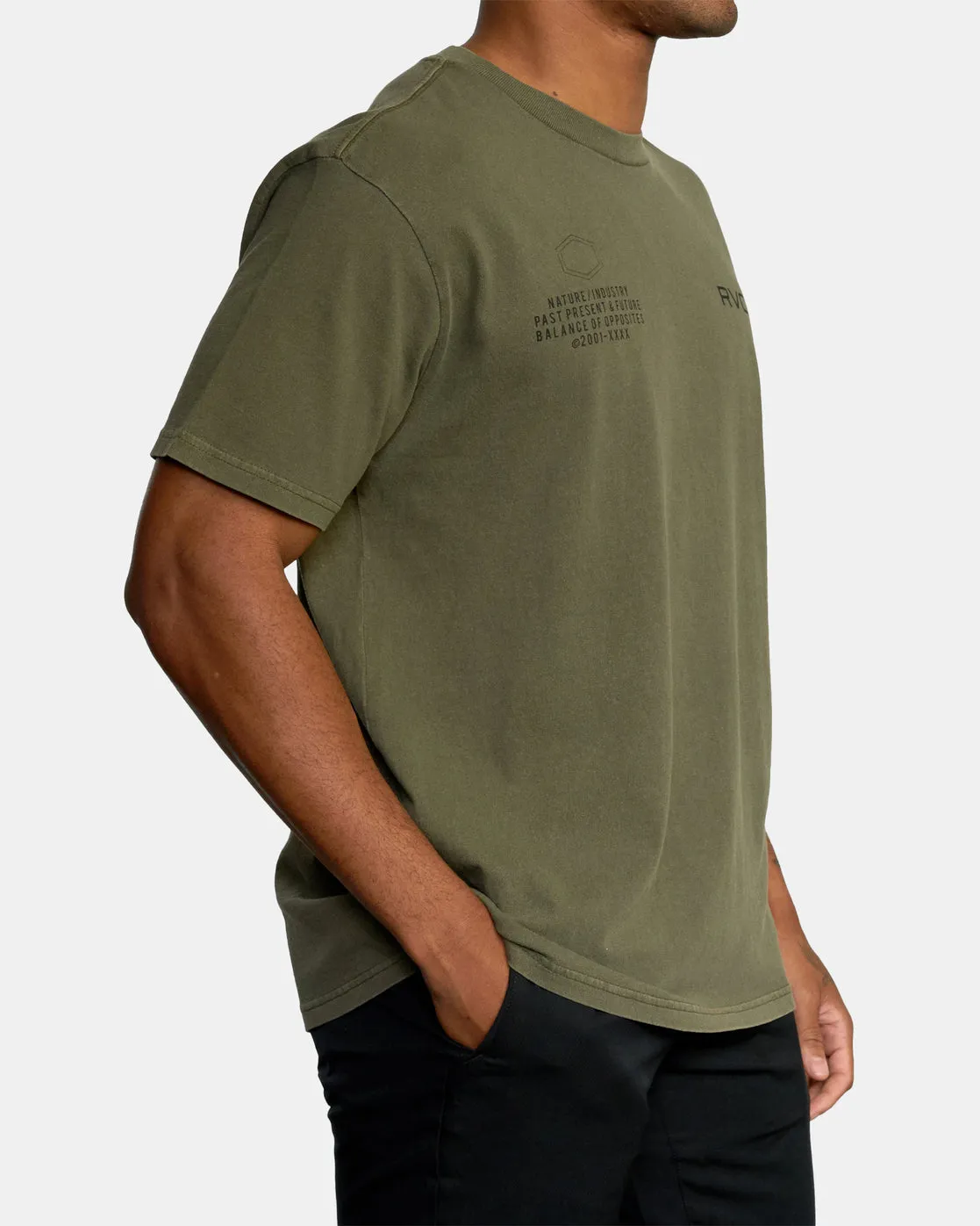 Big Pin Workout Shirt - Olive