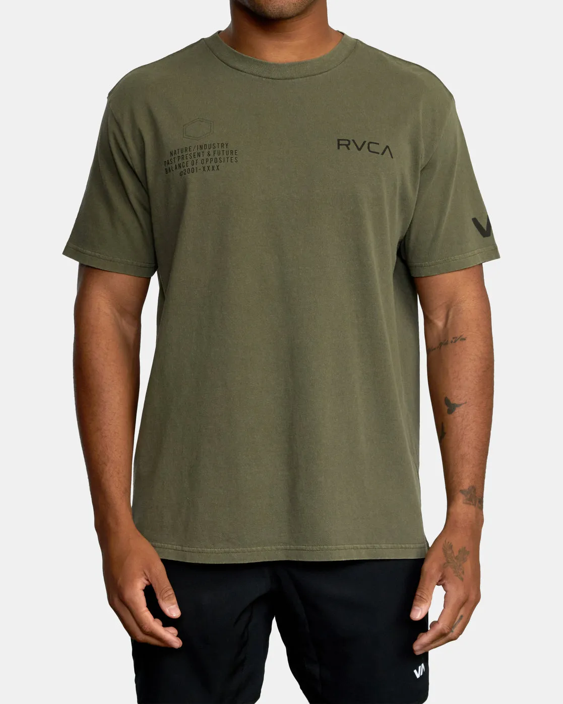 Big Pin Workout Shirt - Olive