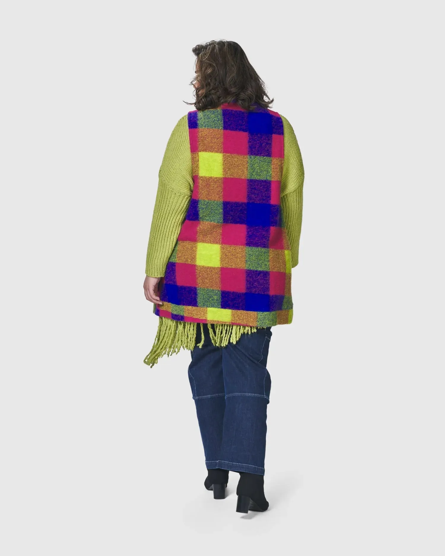 Bright Lights, Big City Vest, Checkered