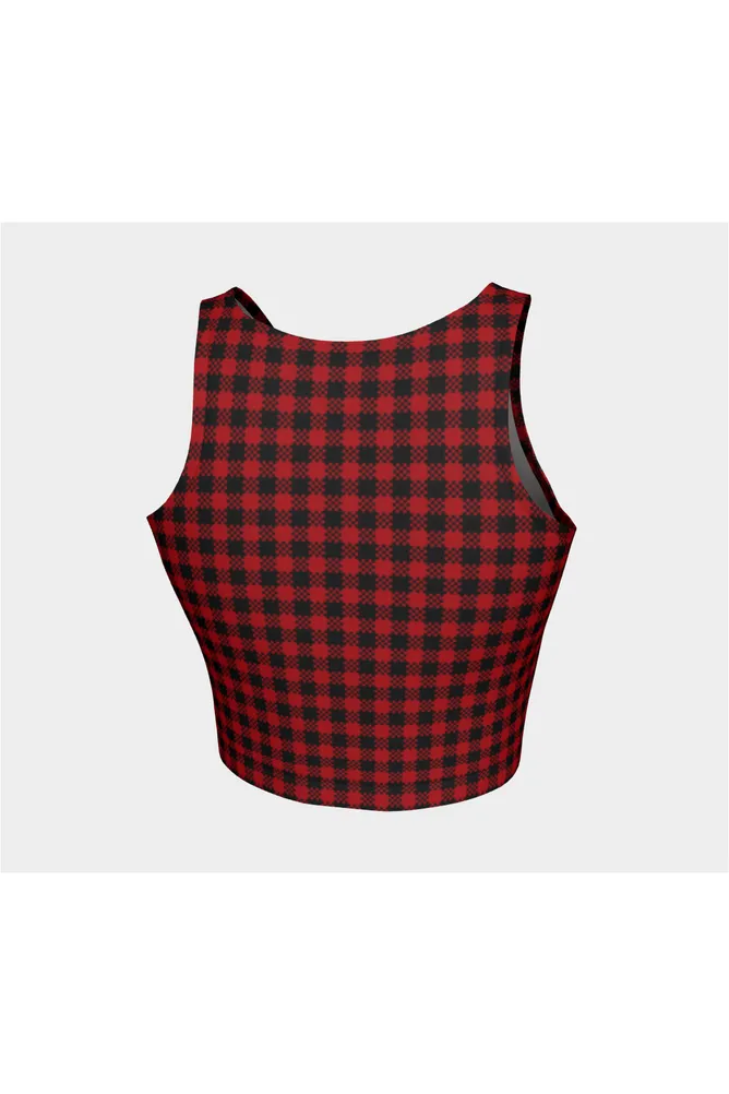 Checkered Chic Athletic Top