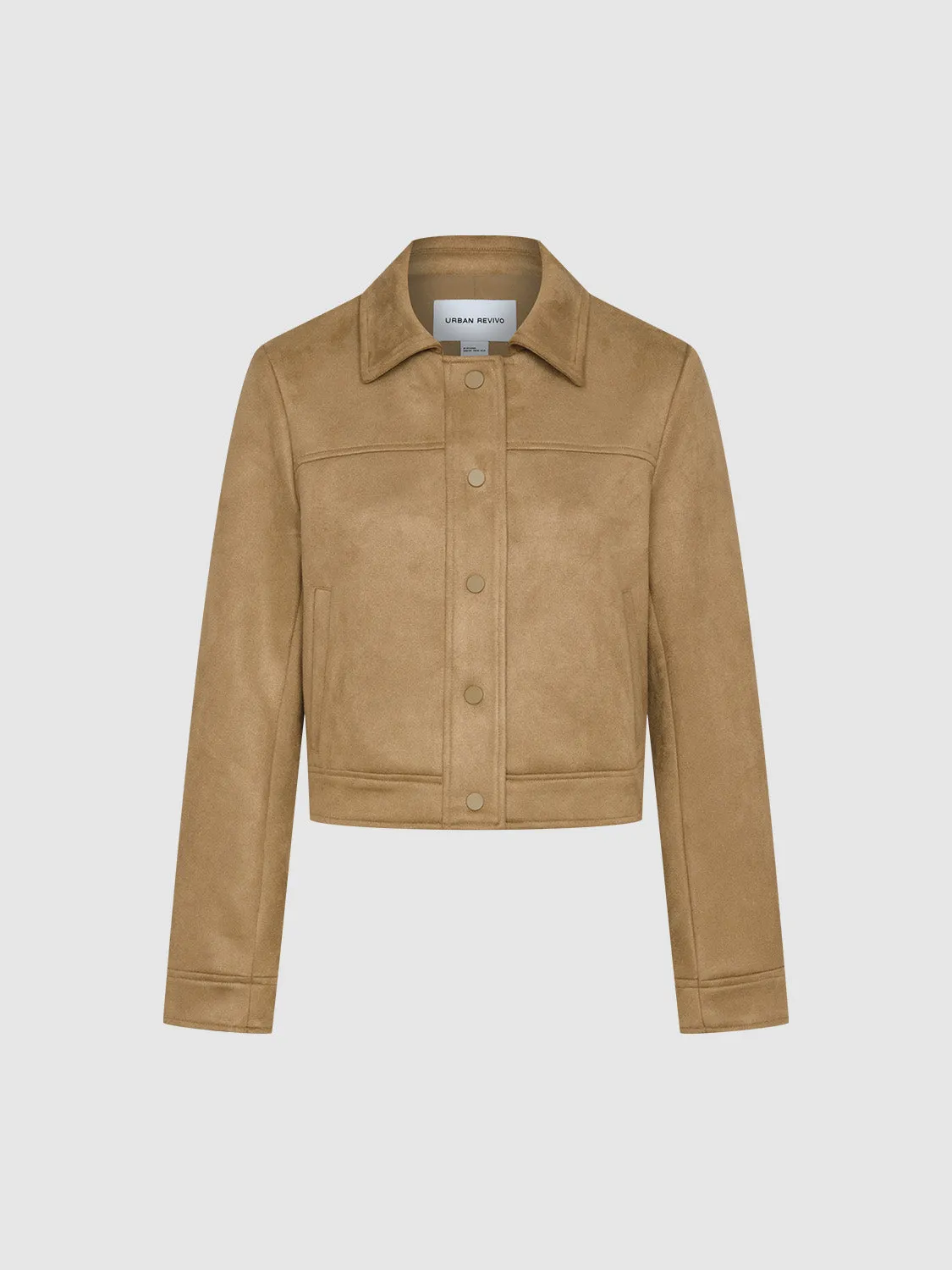 Cropped Press Button Jackets