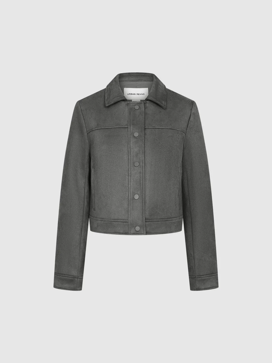 Cropped Press Button Jackets