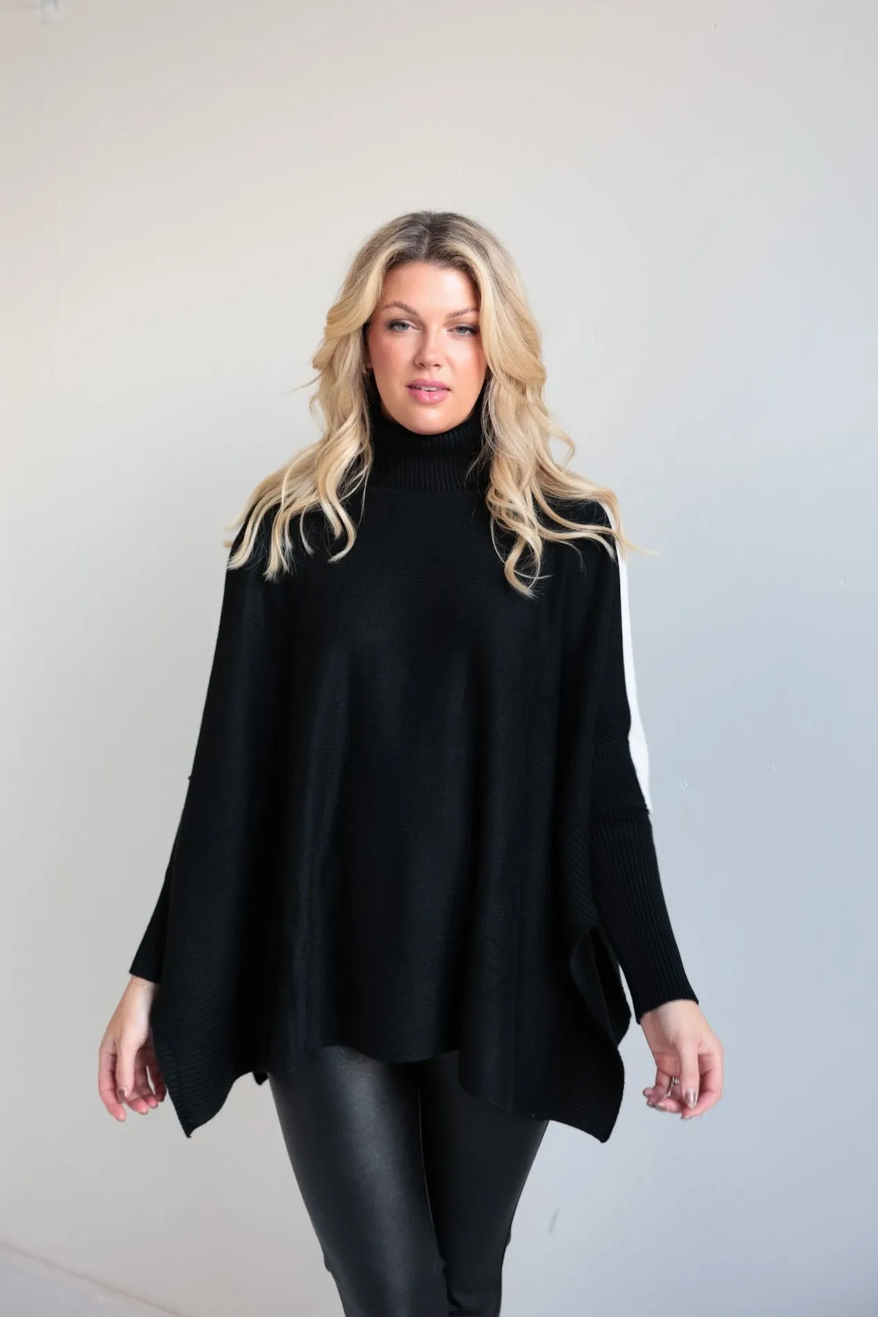 Elevated Contrast Stripe Sweater
