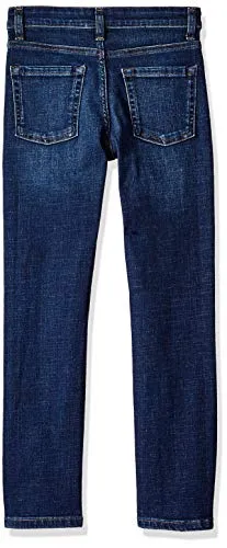 Essentials Kids Boys Stretch Slim-Fit Jeans, Kumo Dark Wash, 6 Husky