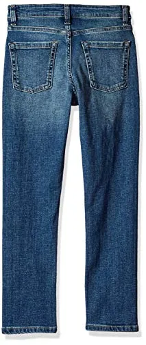 Essentials Kids Boys Stretch Slim-Fit Jeans, Kumo Dark Wash, 6 Husky