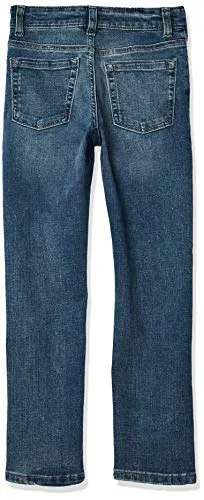 Essentials Kids Boys Stretch Slim-Fit Jeans, Kumo Dark Wash, 6 Husky