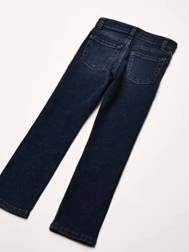 Essentials Kids Boys Stretch Slim-Fit Jeans, Kumo Dark Wash, 6 Husky