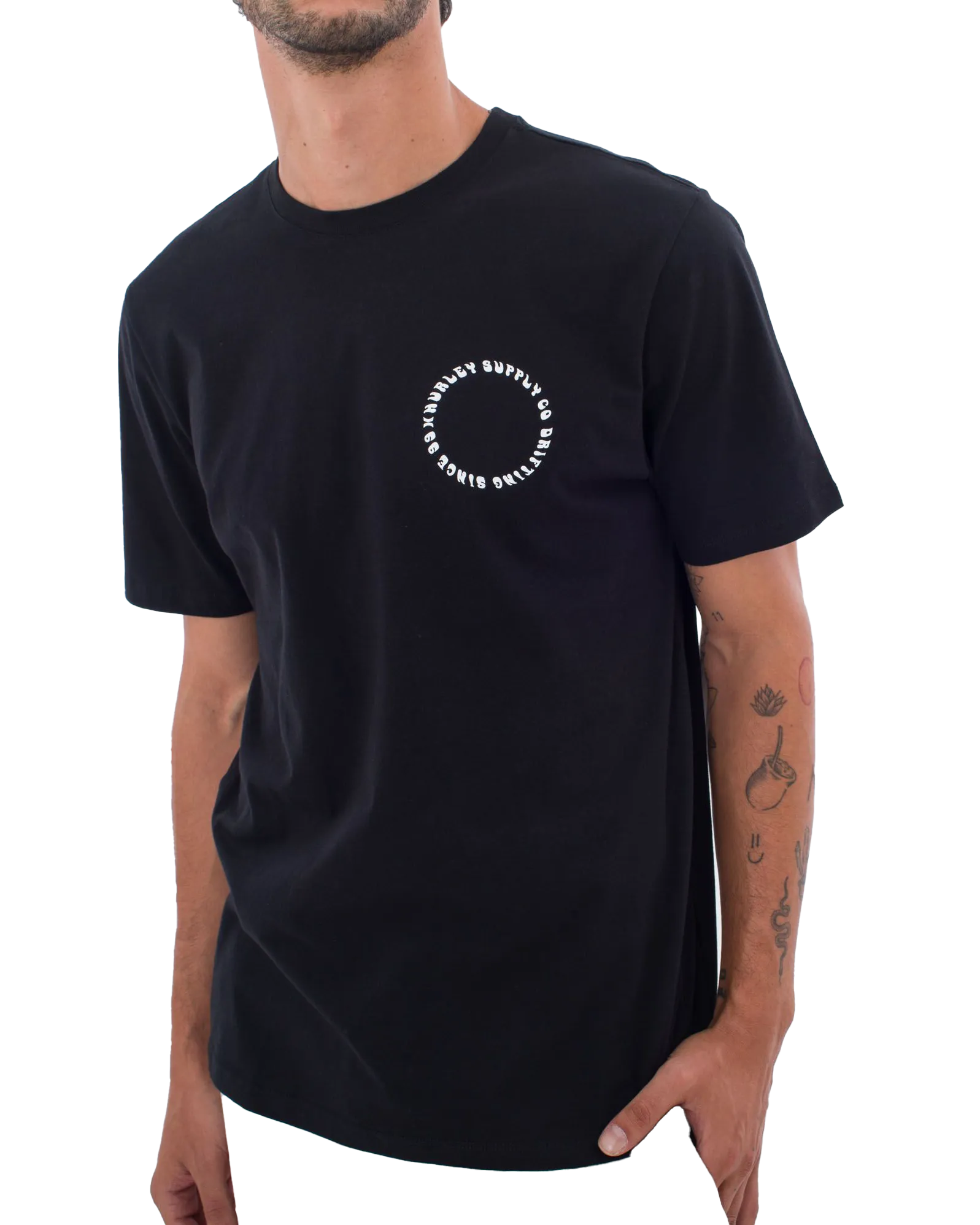 Everyday Skull Driftin T-Shirt in Black