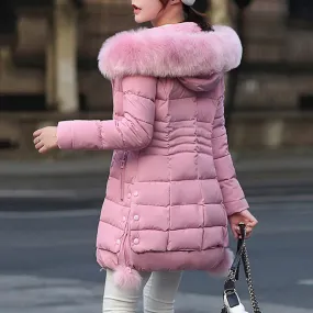Faux Fur Parkas Women Jacket