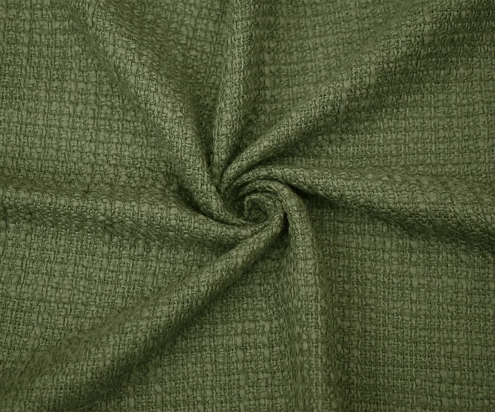 Green Famous Maker Cotton Texture Dobby Woven Jacketing Fabric