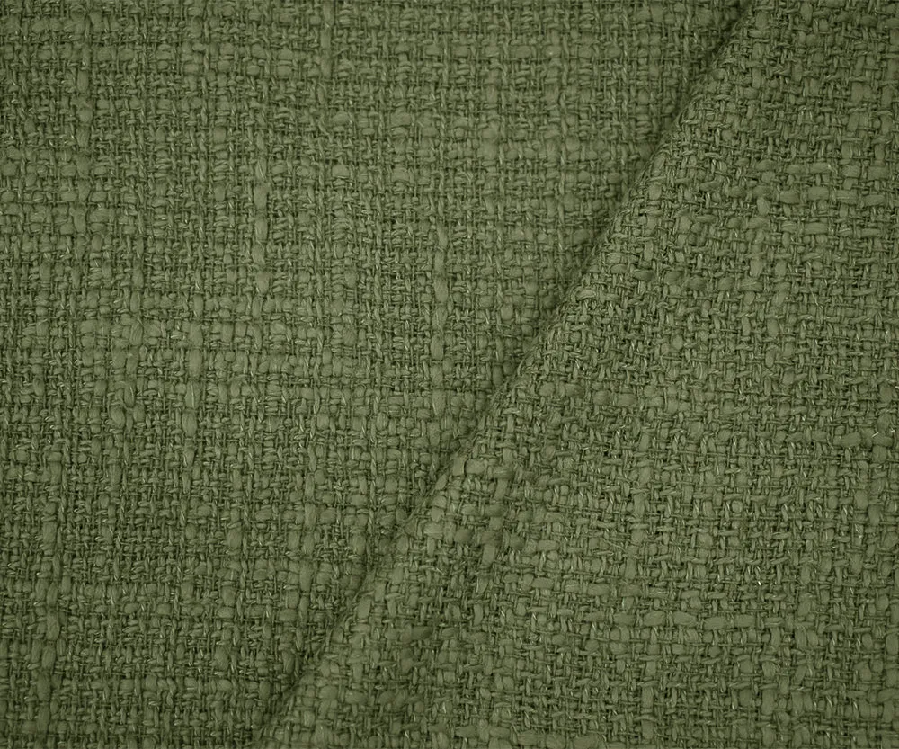 Green Famous Maker Cotton Texture Dobby Woven Jacketing Fabric