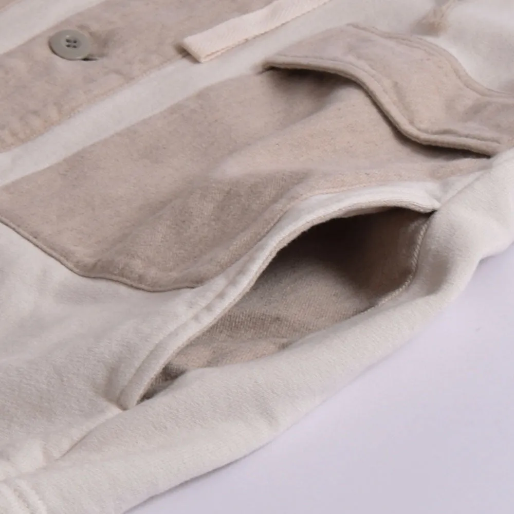 Gypsy & Sons Ivory Himalaya Sweatshirt Jacket