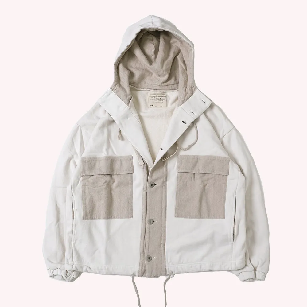 Gypsy & Sons Ivory Himalaya Sweatshirt Jacket