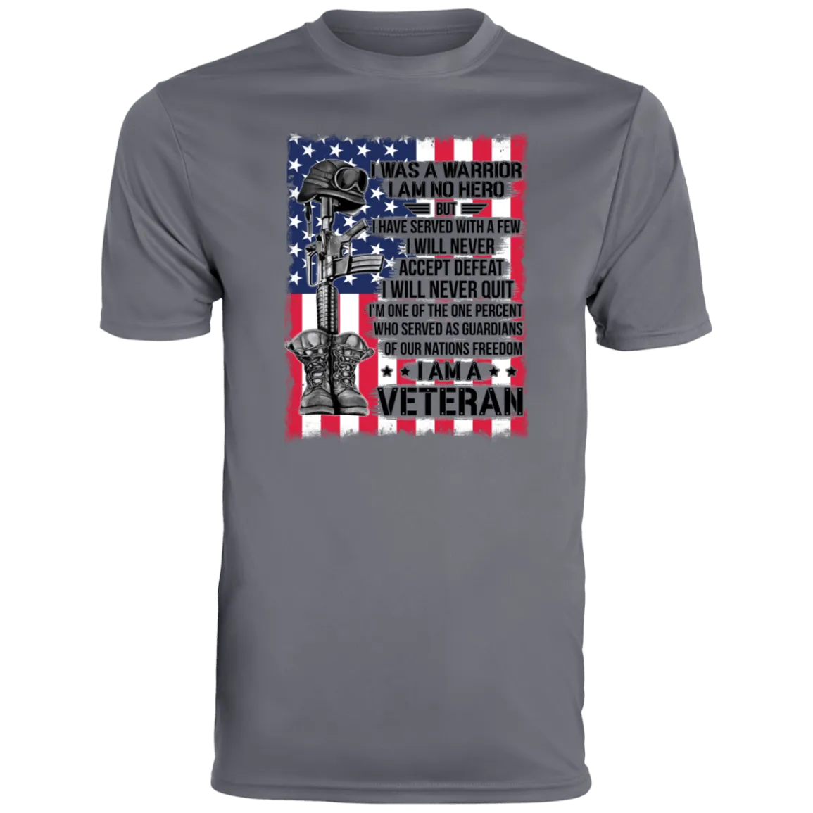 I'm No Hero Men's Moisture-Wicking Tee