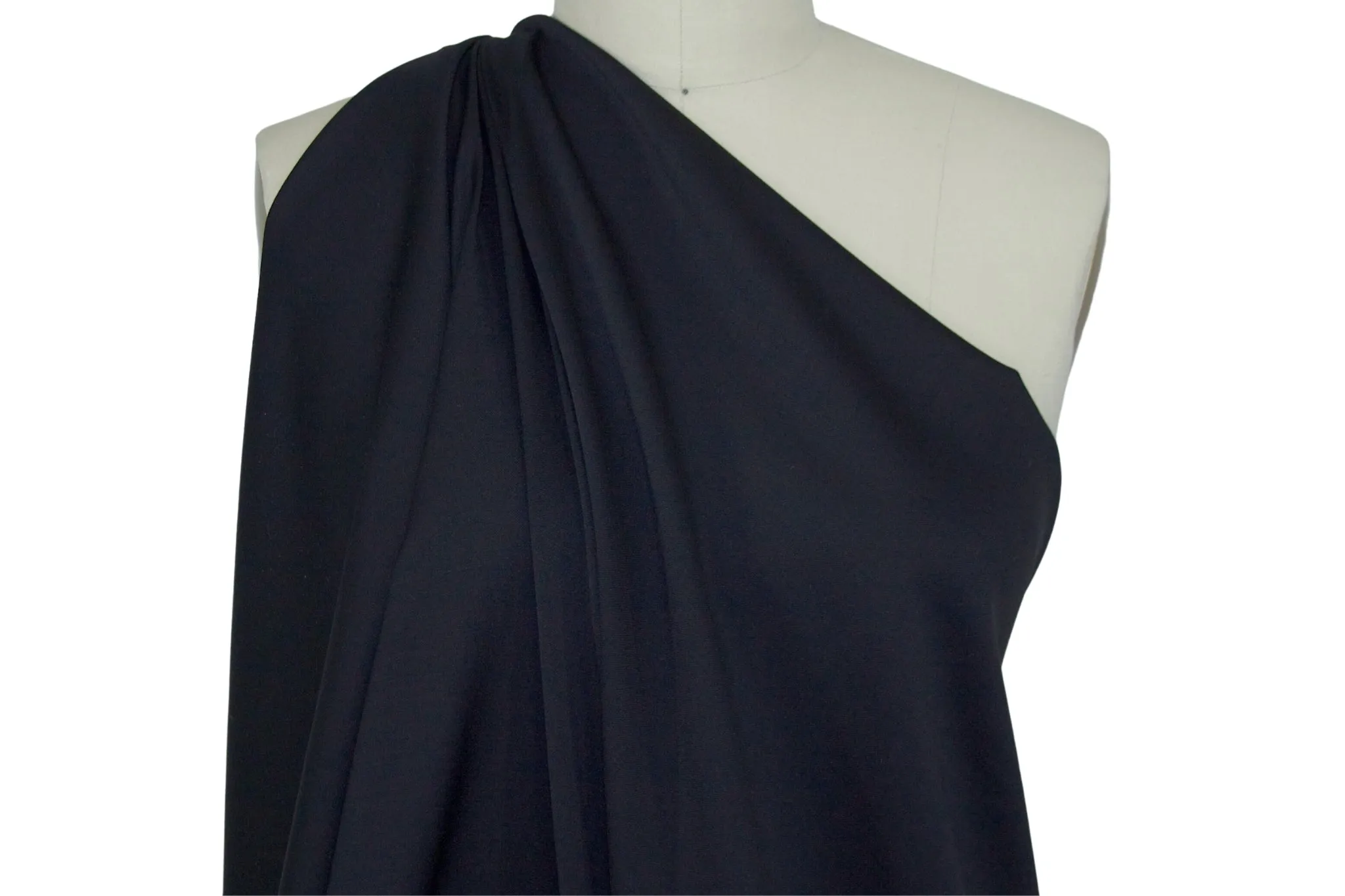 J0seph Abb0ud Stretch Super 120 Wool Gabardine - Black