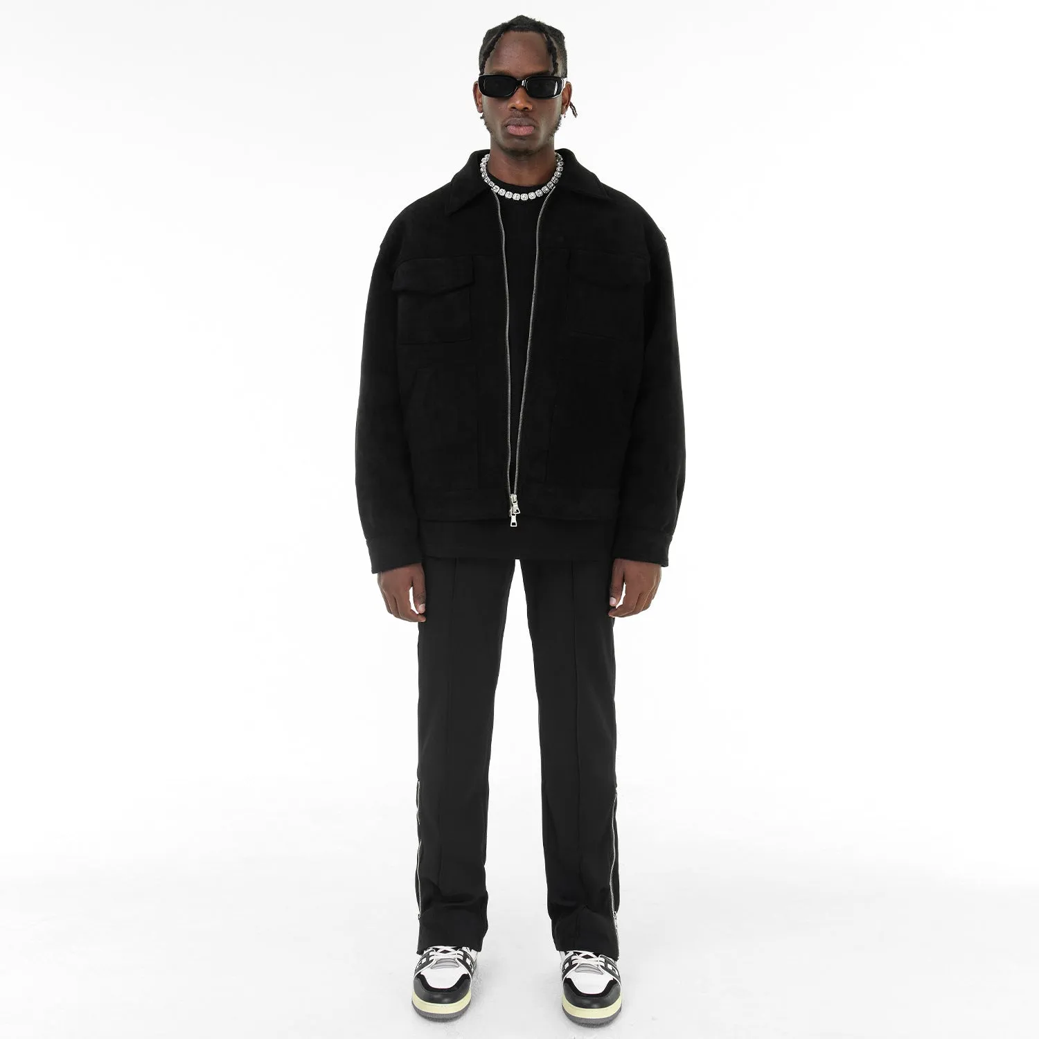 JP Urban Vintage Suede Cargo Jacket