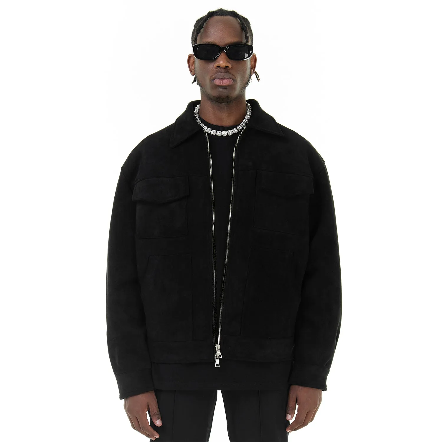 JP Urban Vintage Suede Cargo Jacket