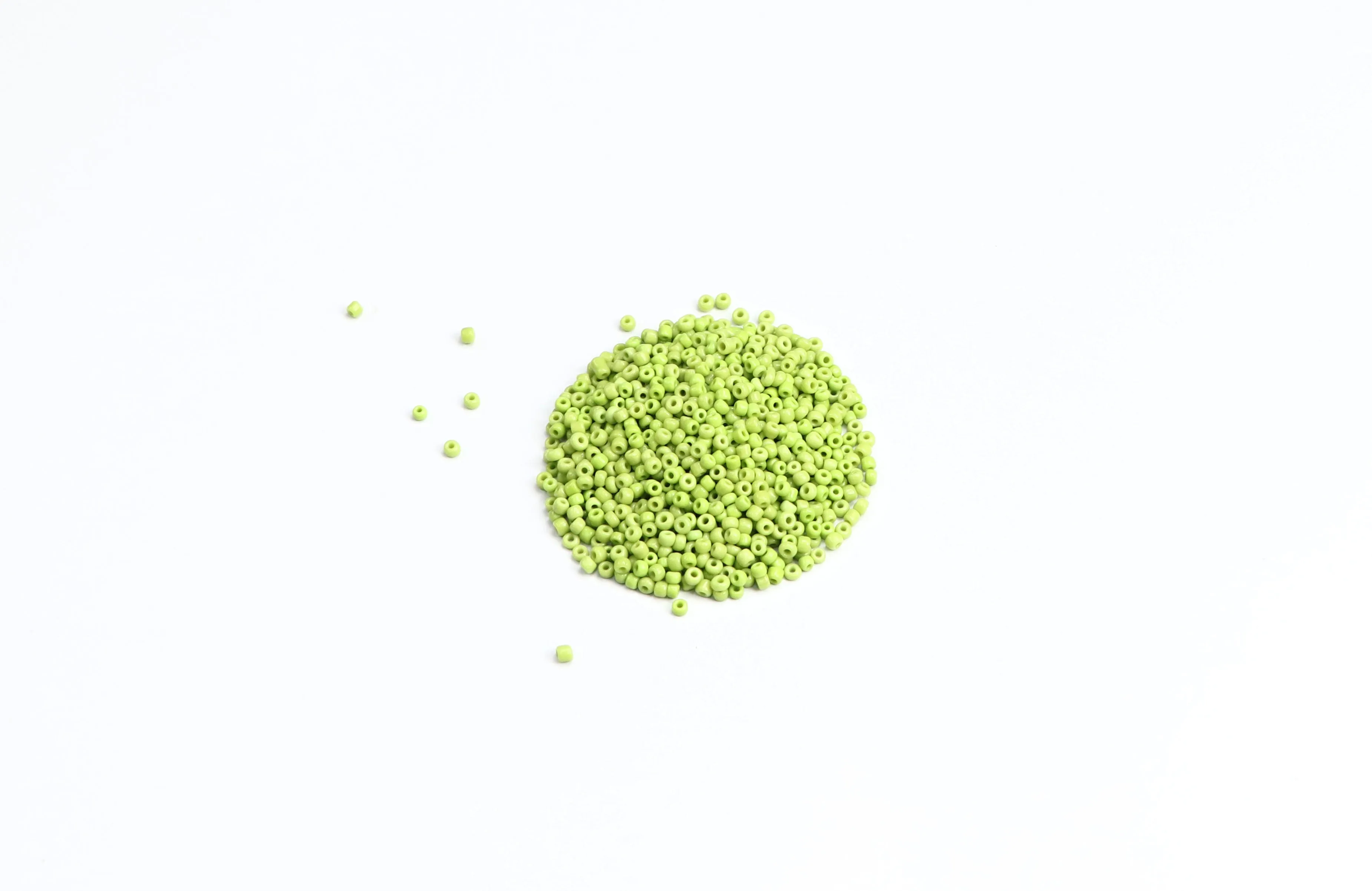 June Bud Round Shape Fancy Seed Glass Beads