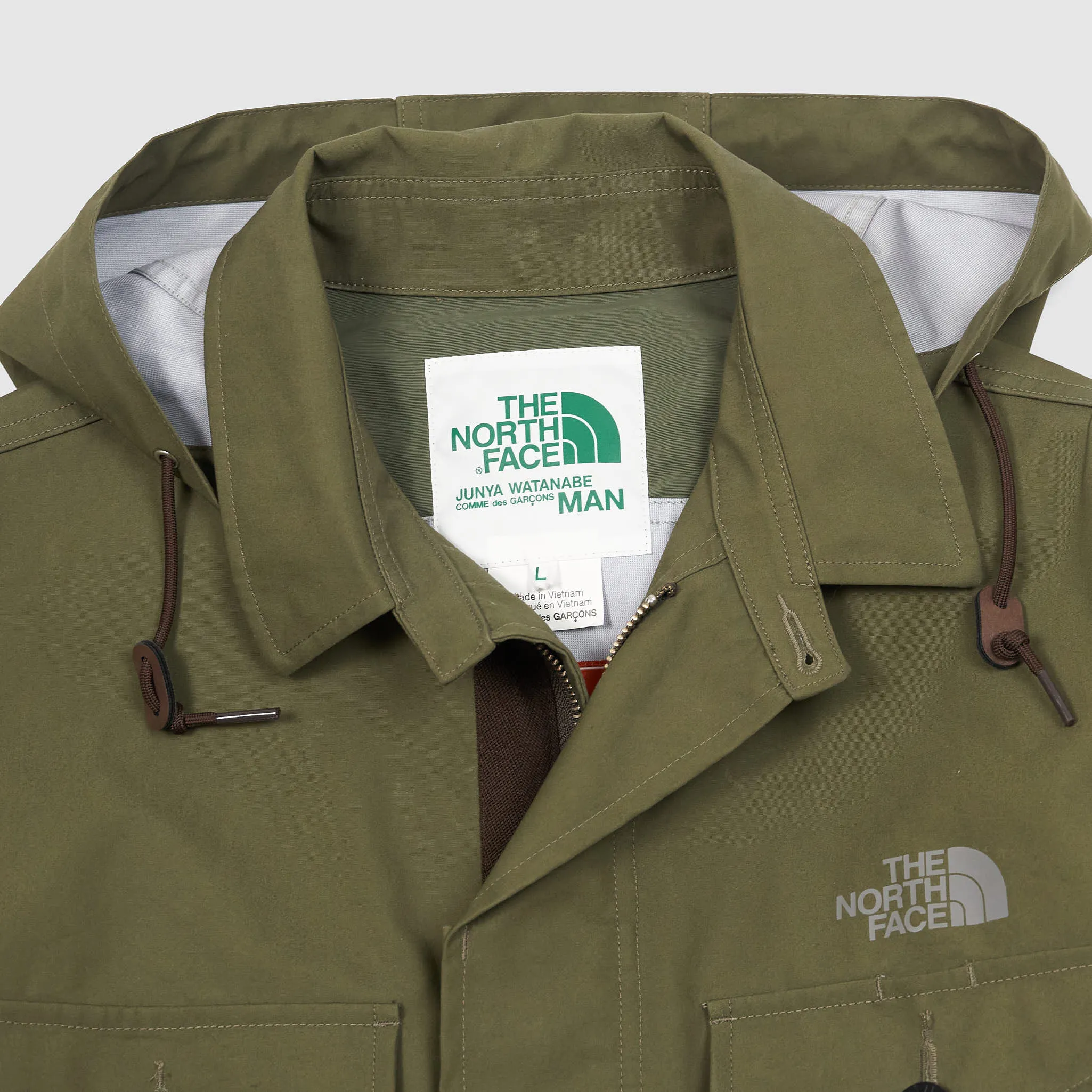 Junya Watanabe Man x The North Face Gore Windstopper Hooded Light Jacket