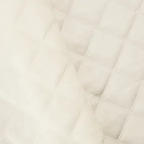 Off-White Diamond Matelassé Double Knit Fabric