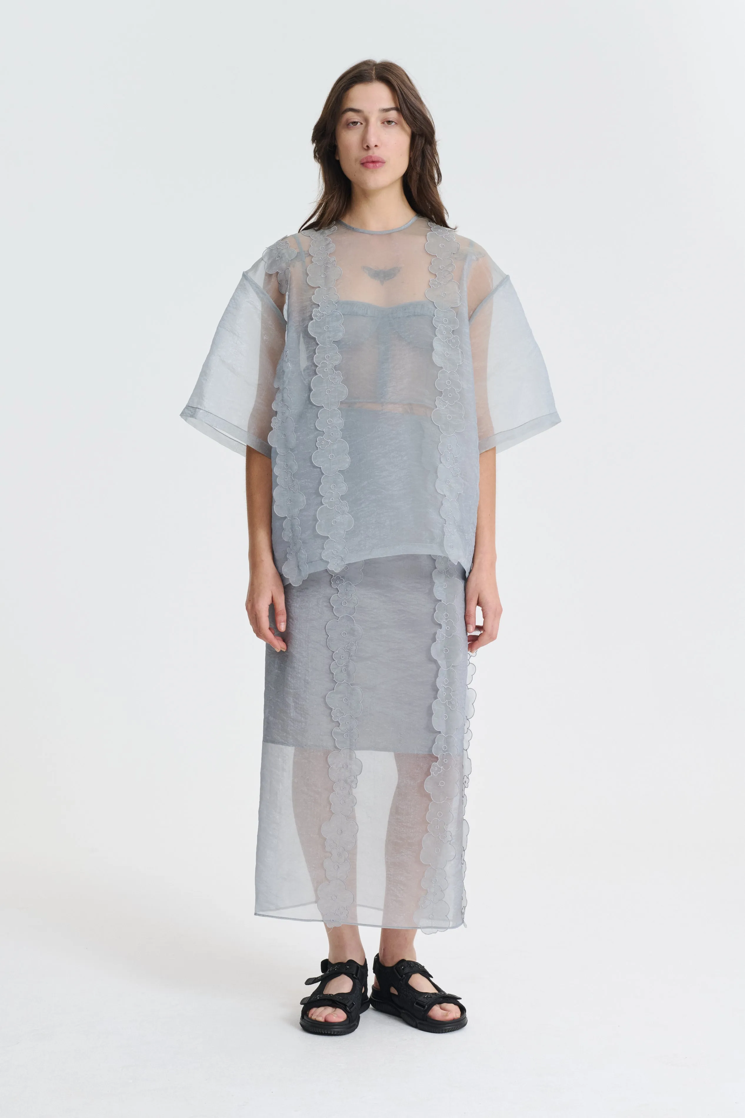 OLYMPIA | SKIRT LIQUID MYRTIA GREY