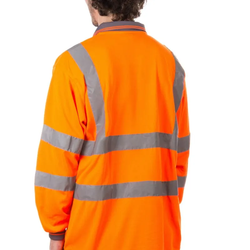 Portwest Hi-Vis Long Sleeved Polo S277