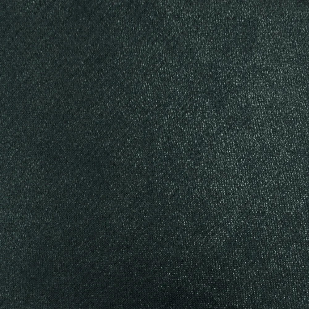 Steel Blue-Bronze Metallic Printed Cotton-Poly French Terry Knit Fabric