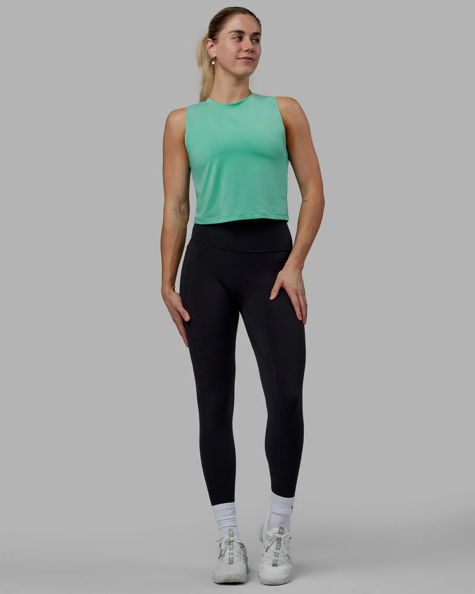 Vital Cropped Training Tank - Cockatoo