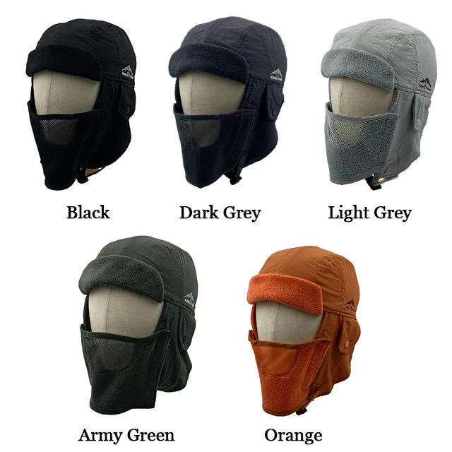 Warm Multipurpose Fleece Hat Summit Hat Balacava Hat For Hiking, Cycling, Fashionable Accessory