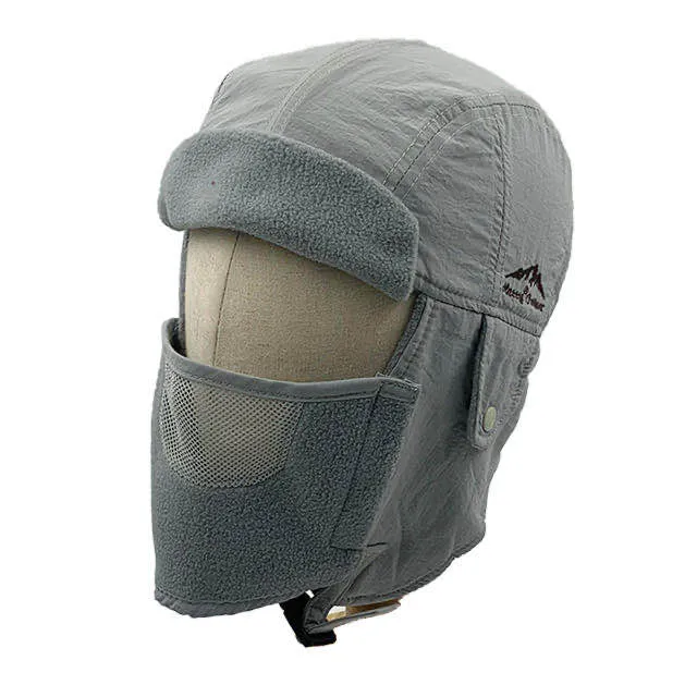 Warm Multipurpose Fleece Hat Summit Hat Balacava Hat For Hiking, Cycling, Fashionable Accessory